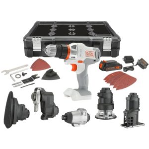 20V MAX *POWERCONNECT MATRIX Cordless Drill and 6-Piece Power Tool Combo Kit. Battery and Charger Included (White)