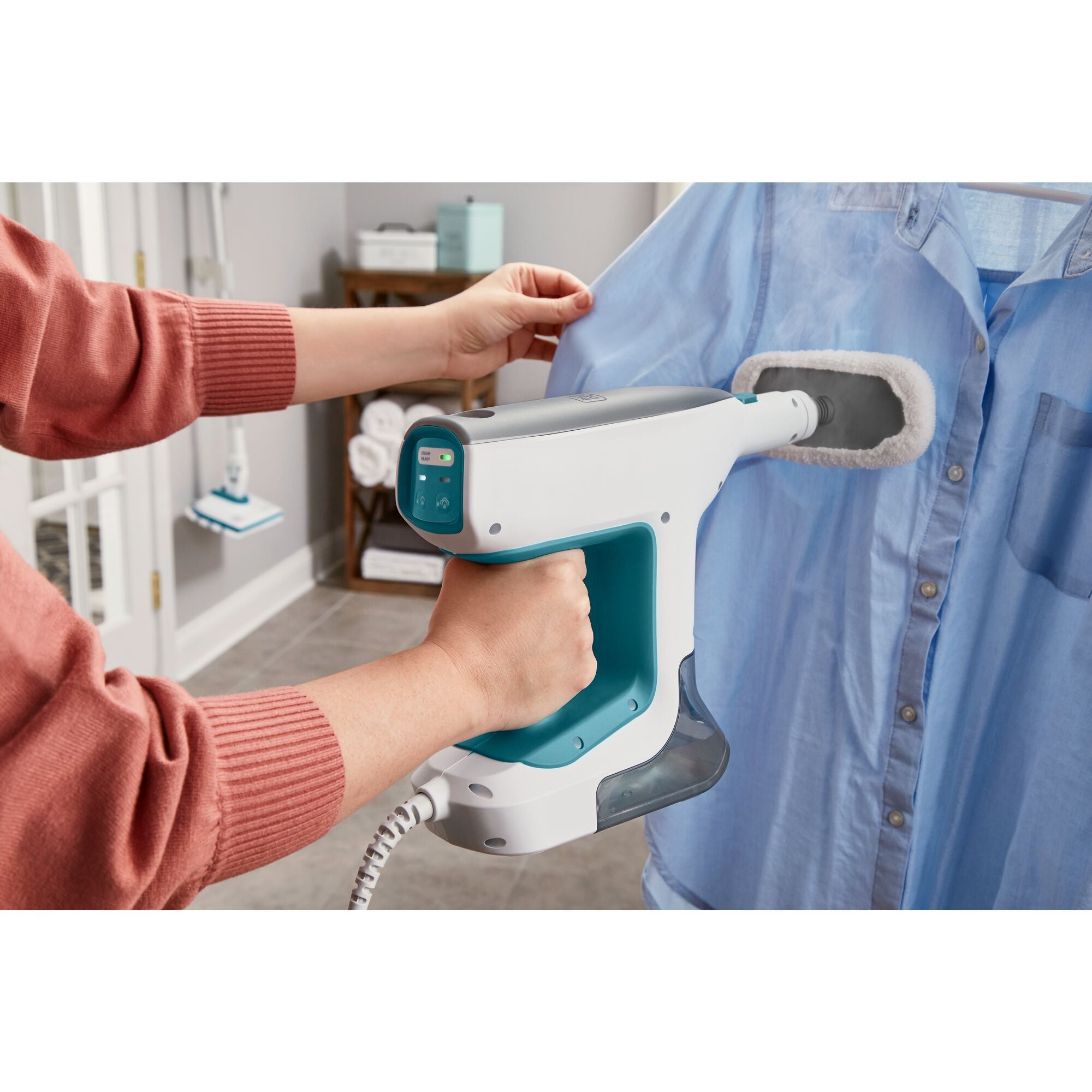 SteamMop Multipurpose Steam Cleaning System with 7 Attachments + Storage Wall Mount - Image 2
