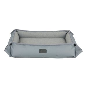 Four Way Pet Bed for Medium Dogs 24X20X3 In. Grey
