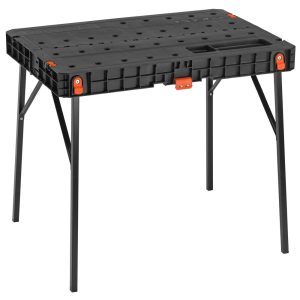 Foldable Workbench. 33.5 in. x 23.5 in. x 29 in.. Black