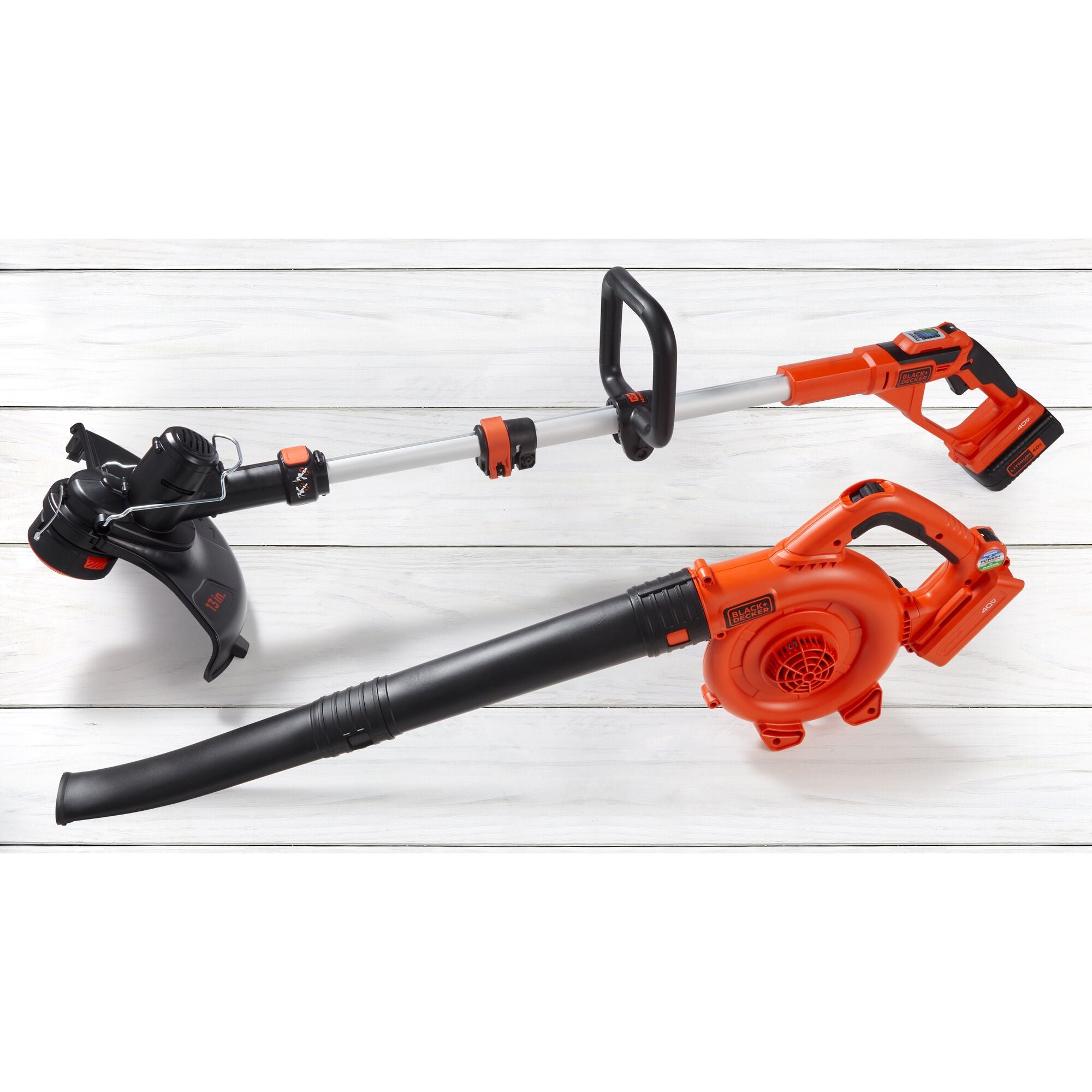 40V MAX* Cordless String Trimmer and Leaf Blower Combo Kit. Battery and Charger Included - Image 2