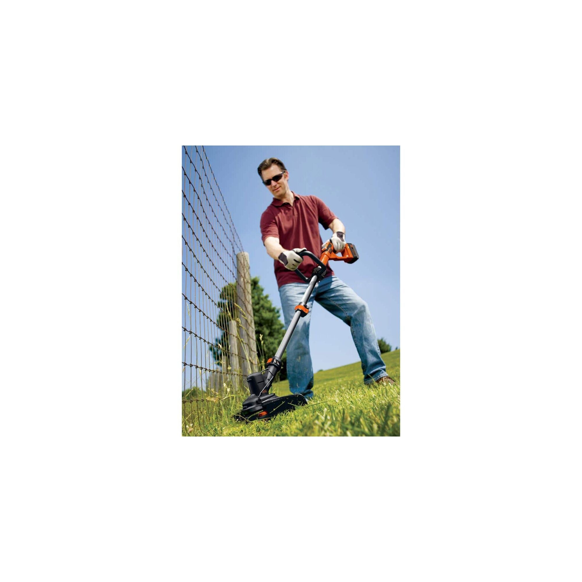 40V MAX* Cordless String Trimmer and Leaf Blower Combo Kit. Battery and Charger Included - Image 3