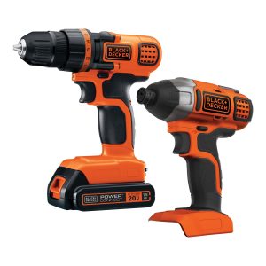 20V MAX* POWERCONNECT  Cordless Drill and Impact Driver Combo Kit. Battery and Charger Included