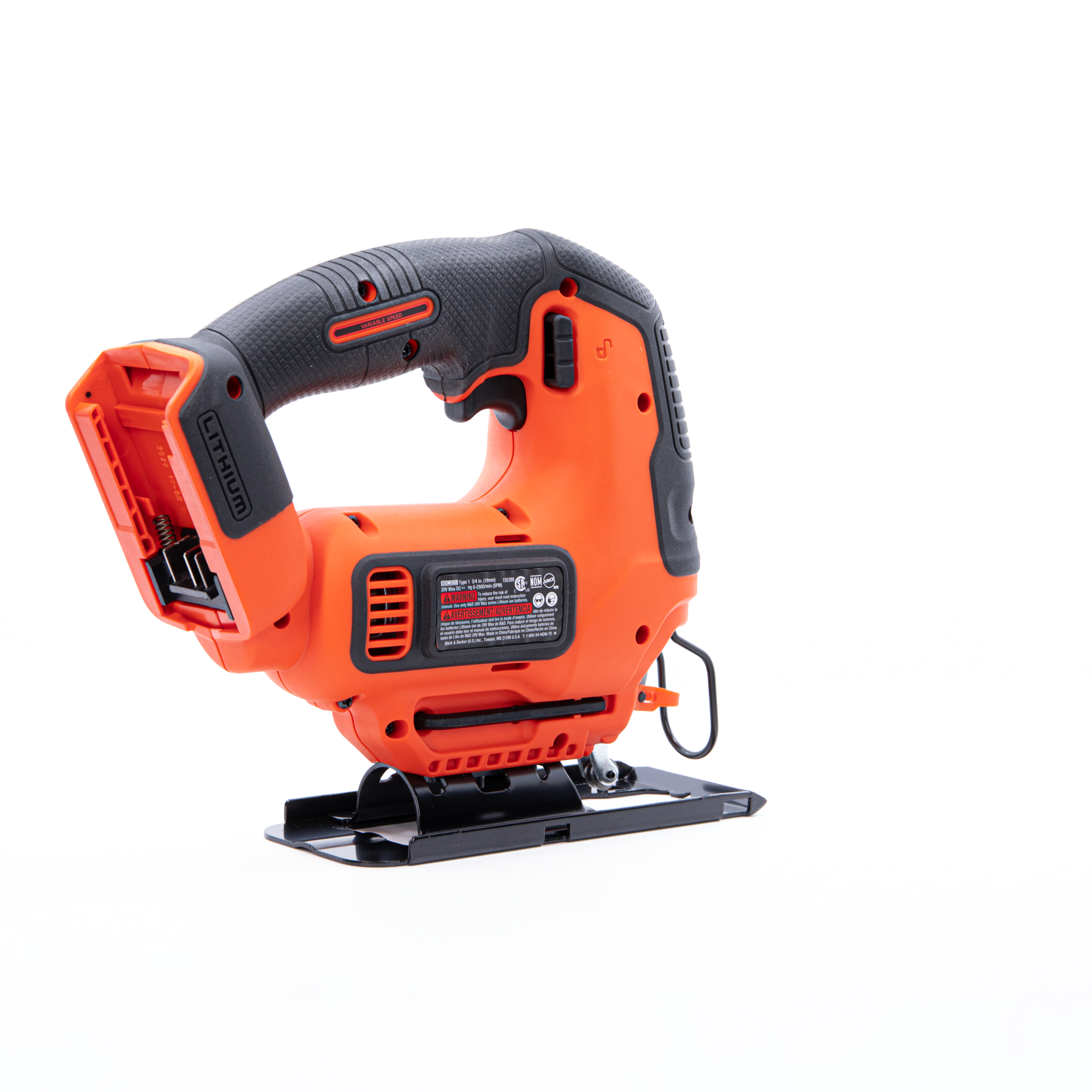 20V MAX* POWERCONNECT Cordless Variable Speed Jigsaw. Battery and Charger Not Included - Image 17