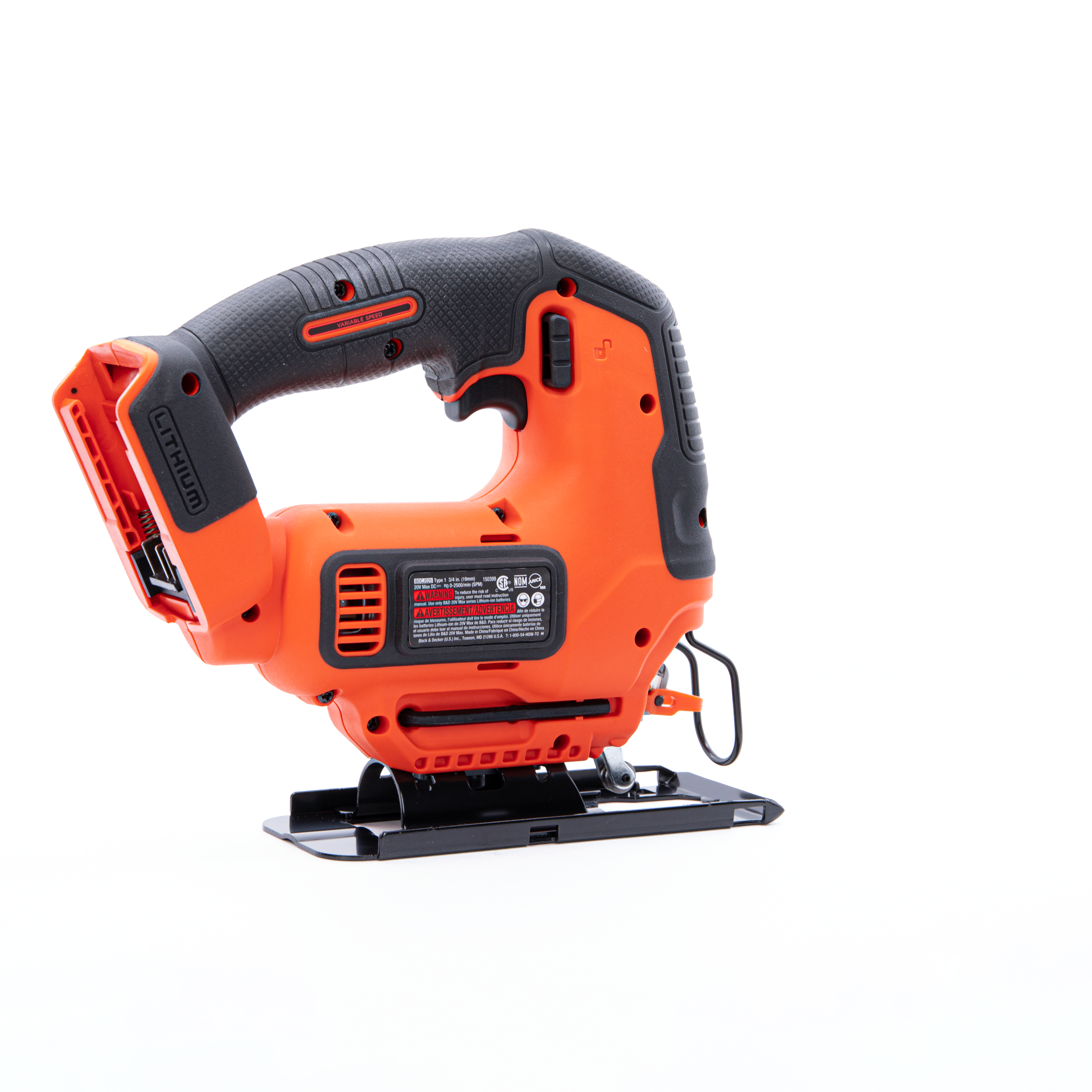 20V MAX* POWERCONNECT Cordless Variable Speed Jigsaw. Battery and Charger Not Included - Image 18