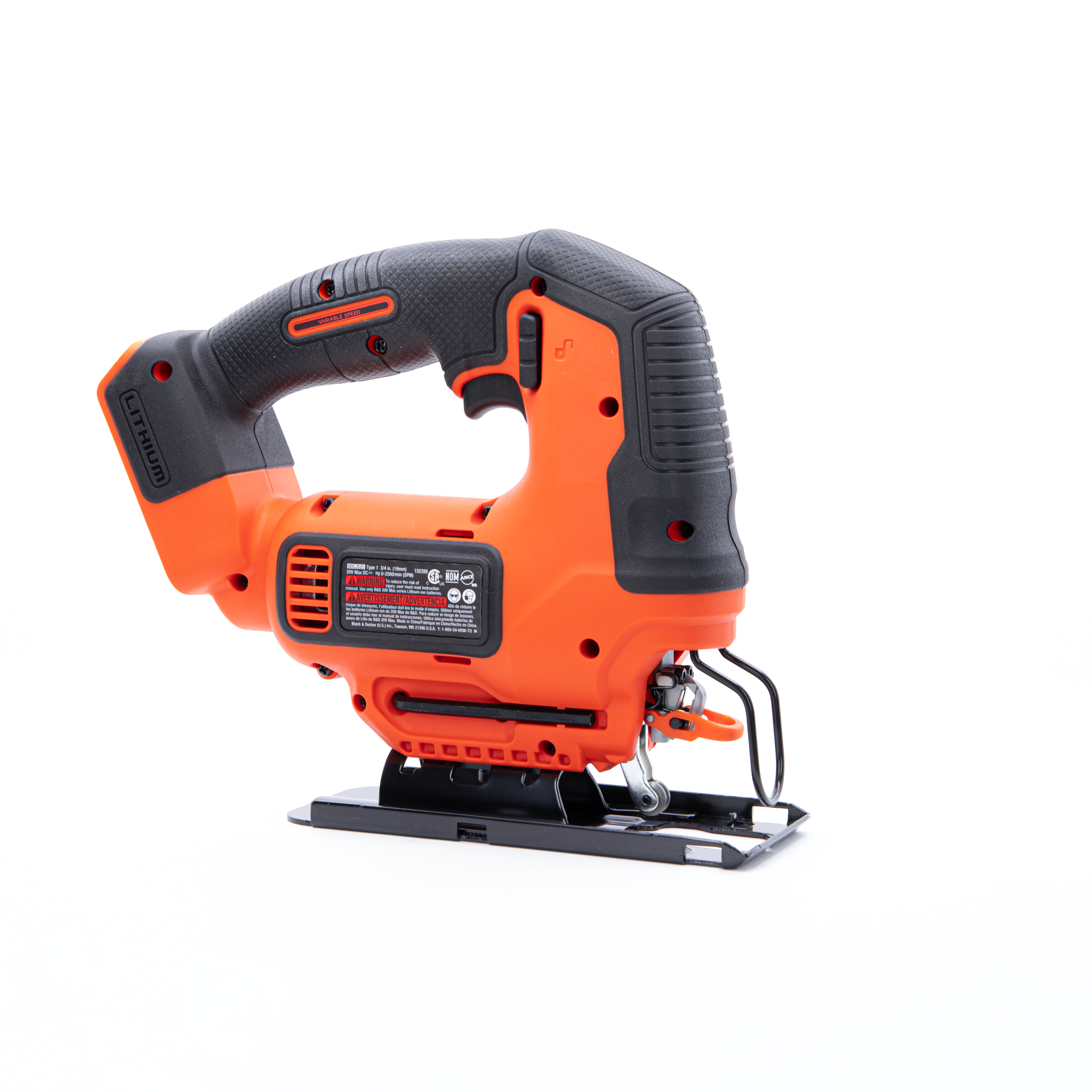 20V MAX* POWERCONNECT Cordless Variable Speed Jigsaw. Battery and Charger Not Included - Image 23