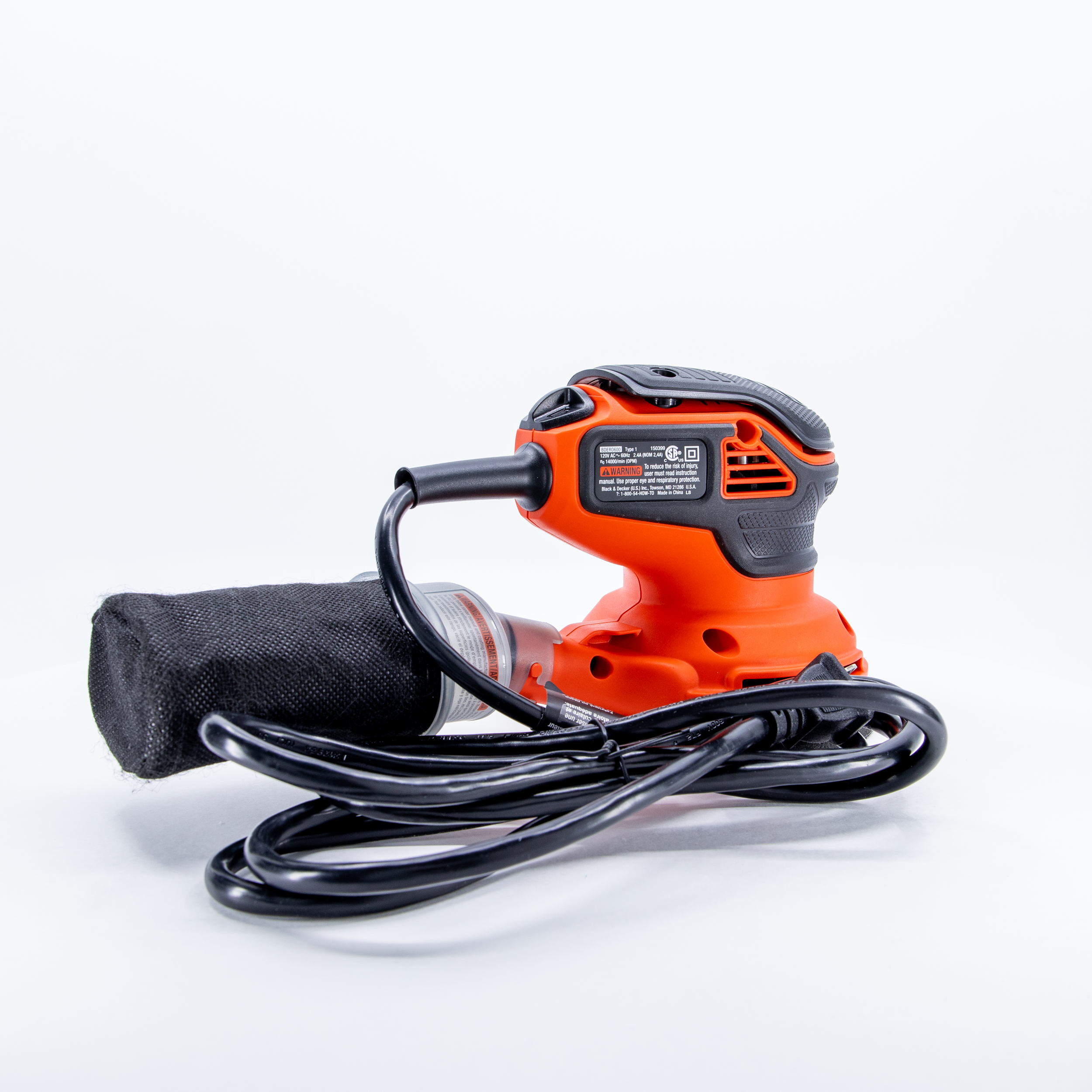 2.4 Amp 5 In. Electric Random Orbit Sander - Image 19