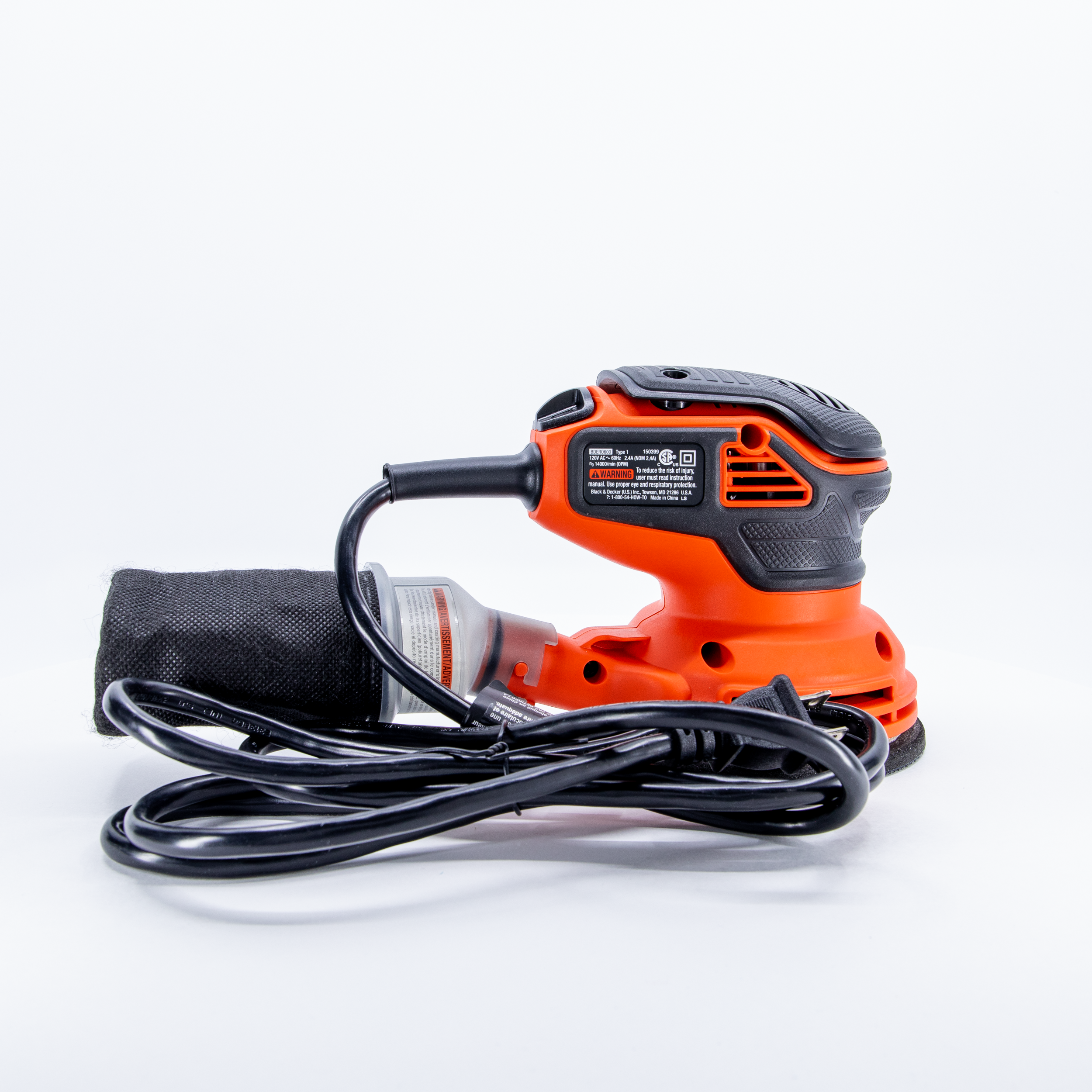 2.4 Amp 5 In. Electric Random Orbit Sander - Image 21