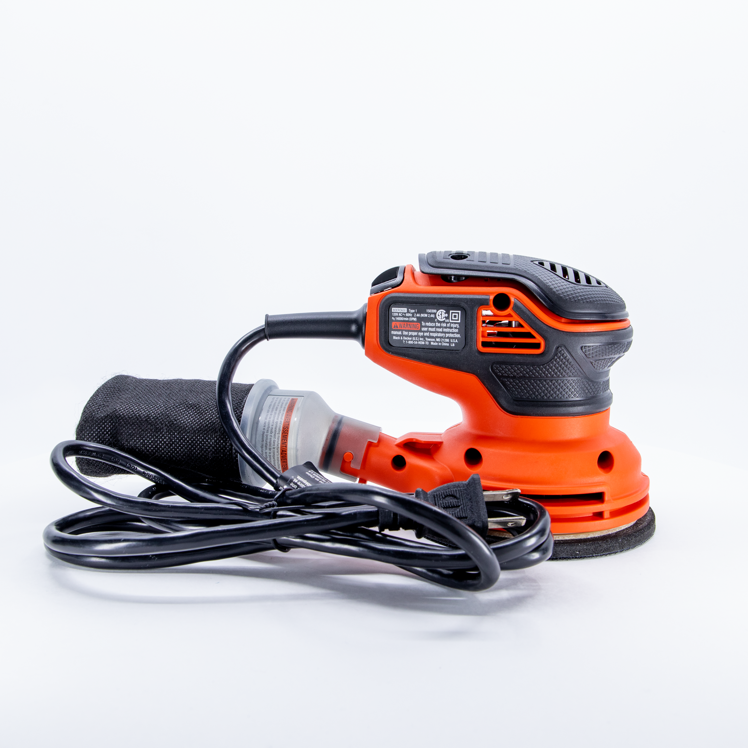 2.4 Amp 5 In. Electric Random Orbit Sander - Image 23