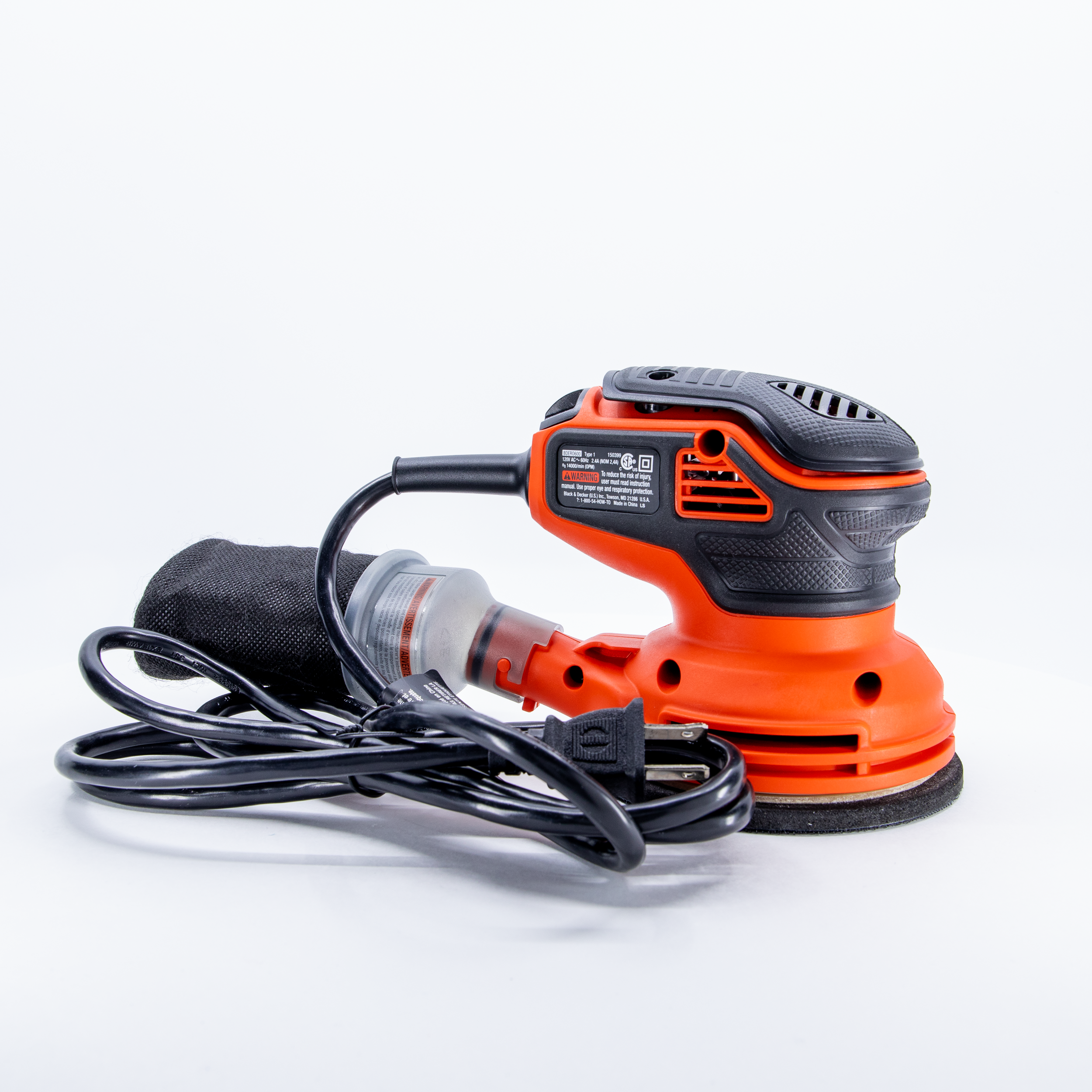 2.4 Amp 5 In. Electric Random Orbit Sander - Image 24