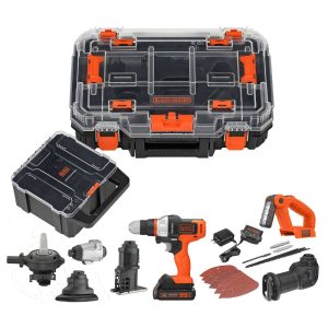 20V MAX *POWERCONNECT MATRIX Cordless Drill With 7 Attachments and Storage Case. Battery and Charger Included